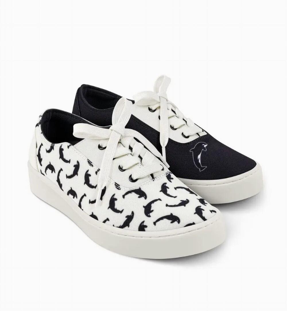 NEW HOT CHOCOLATE DESIGN women's oceanic casual sneaker in black